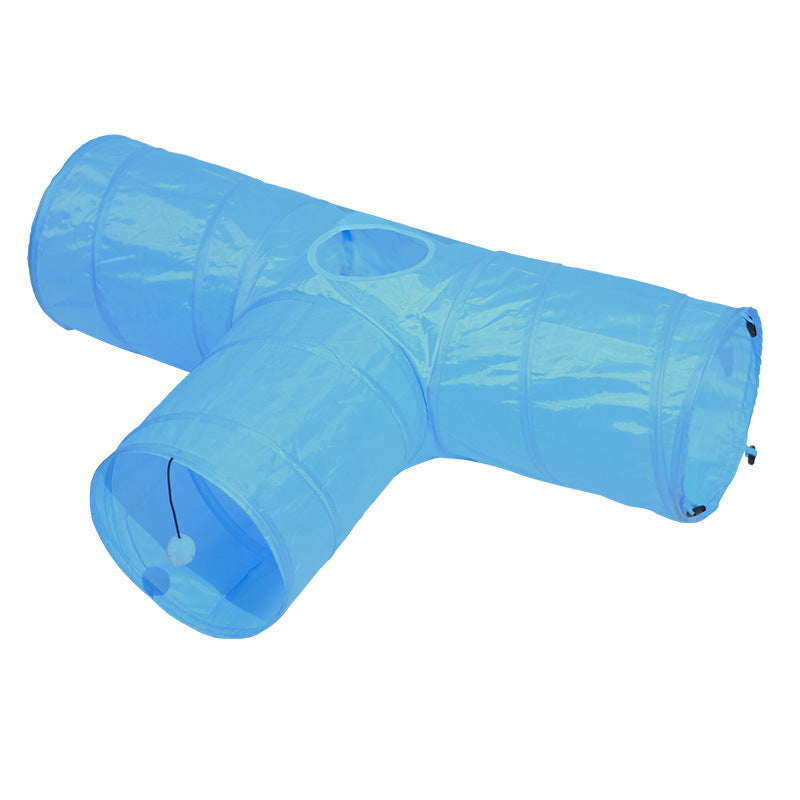 Unleash Fun with the Pet Foldable Tunnel Climbing Play Path Toy
