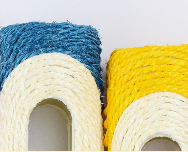 Pet Sisal Drum Rolling Chew Play Toy Trio