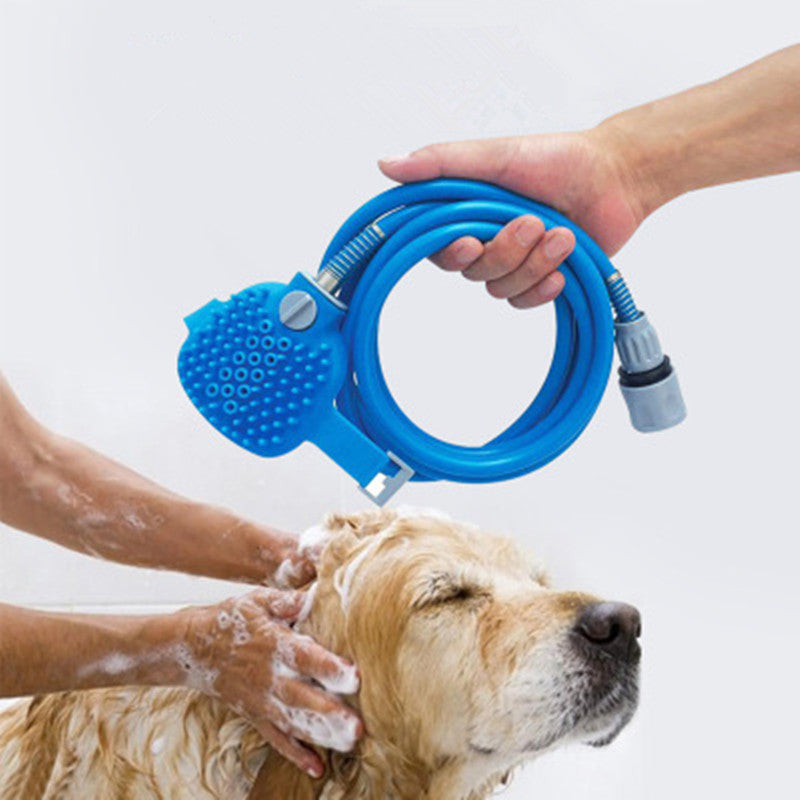 Pet Bathing Massager Shower Sprayer Cleaning Brush Tool