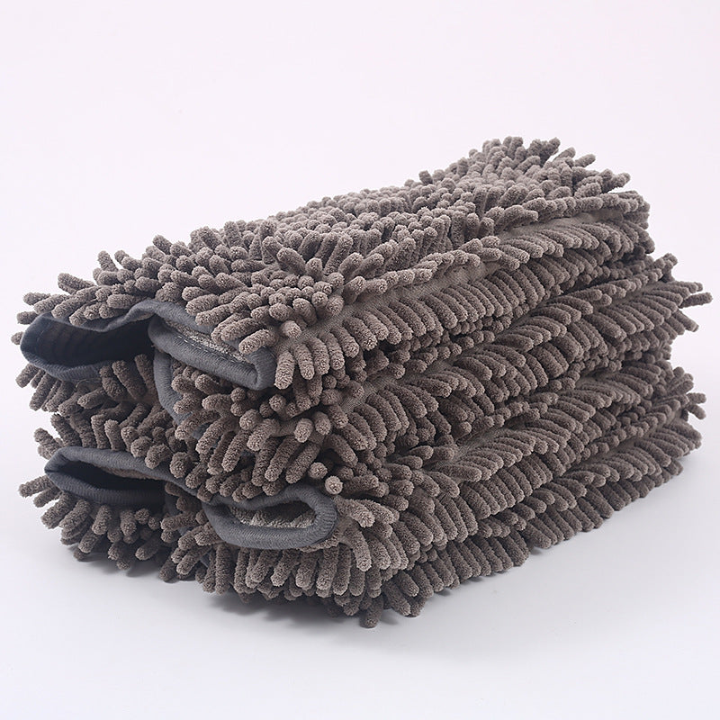 Pet Chenille Bath Drying Towel Absorbent Cloth