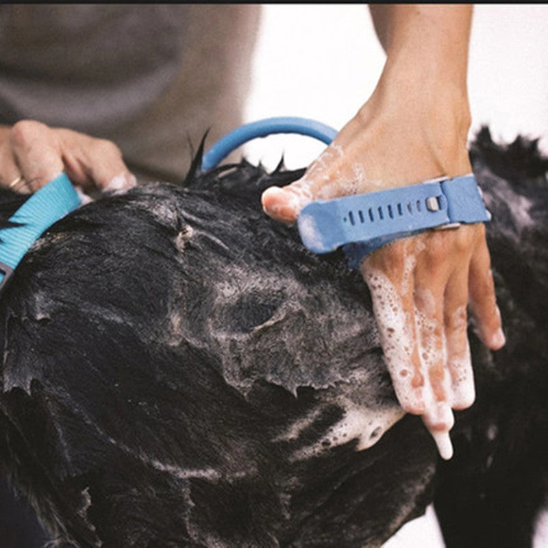 Pet Bathing Massager Shower Sprayer Cleaning Brush Tool