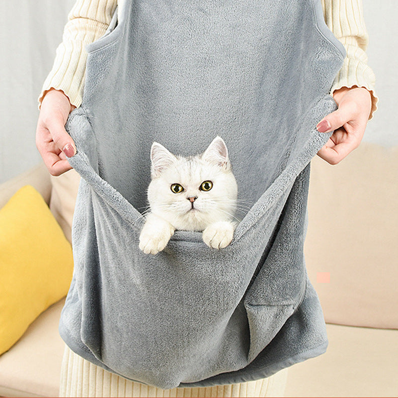 Portable Pet Travel Carrier Apron For Small Pets