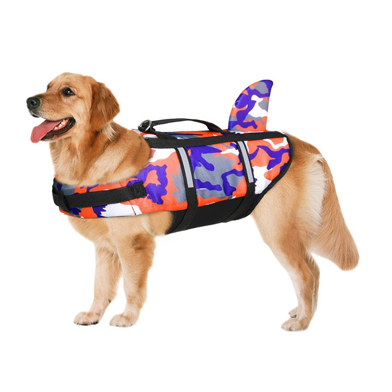 Pet Camouflage Swimming Life Jacket Safety Vest