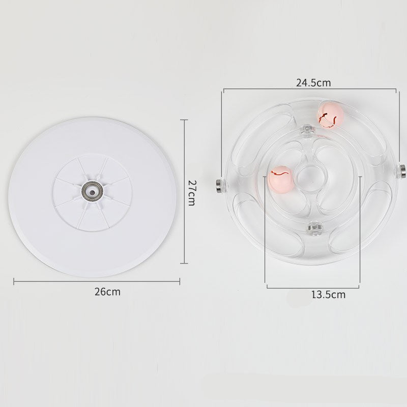 Interactive Pet Turntable Educational Toy For Mental Stimulation