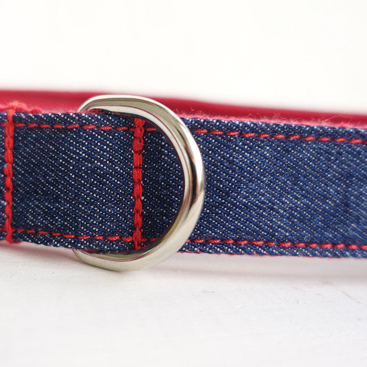 Denim Blue Pet Leash With Durable Secure Design