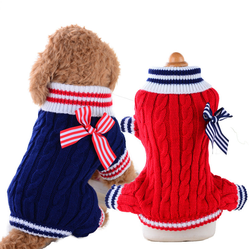 Pet Warm Knit Sweater