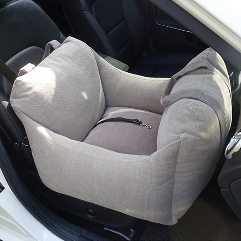Waterproof Pet Car Safety Carrier Seat Breathable Travel Bed