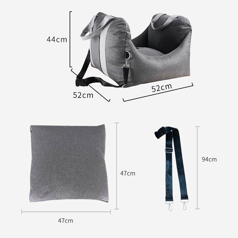 Pet Detachable Washable Portable Car Seat Carrier