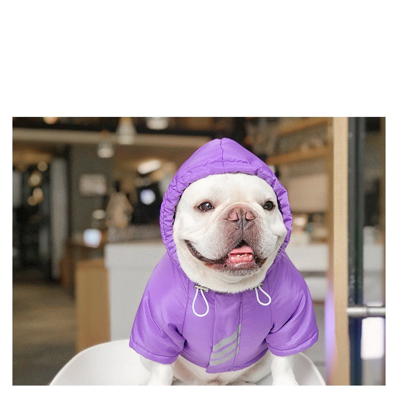 Winter Cotton Padded Warm Jacket For Pets