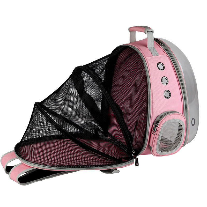 Portable Bubble Pet Backpack Carrier Space Capsule Design