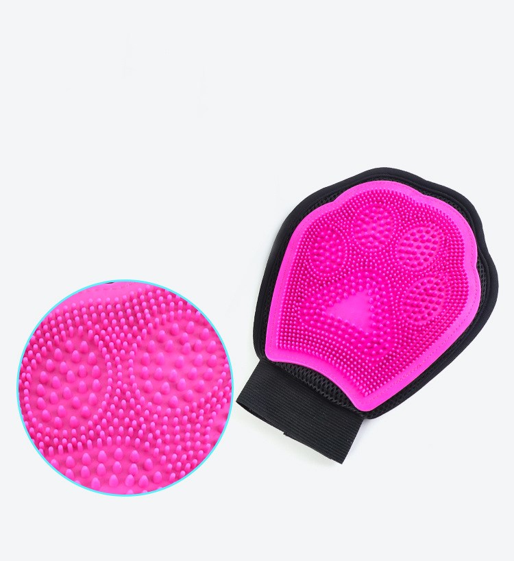 Pet Bath Glove Cleaning Brush For Grooming And Washing