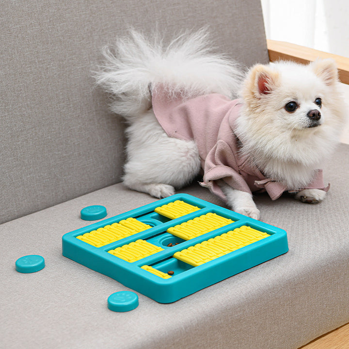 Rotating Interactive Educational Pet Treat Dispensing Slow Feeder Toy