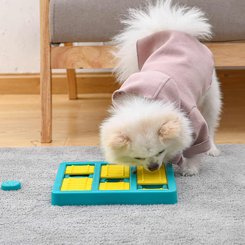 Rotating Interactive Educational Pet Treat Dispensing Slow Feeder Toy