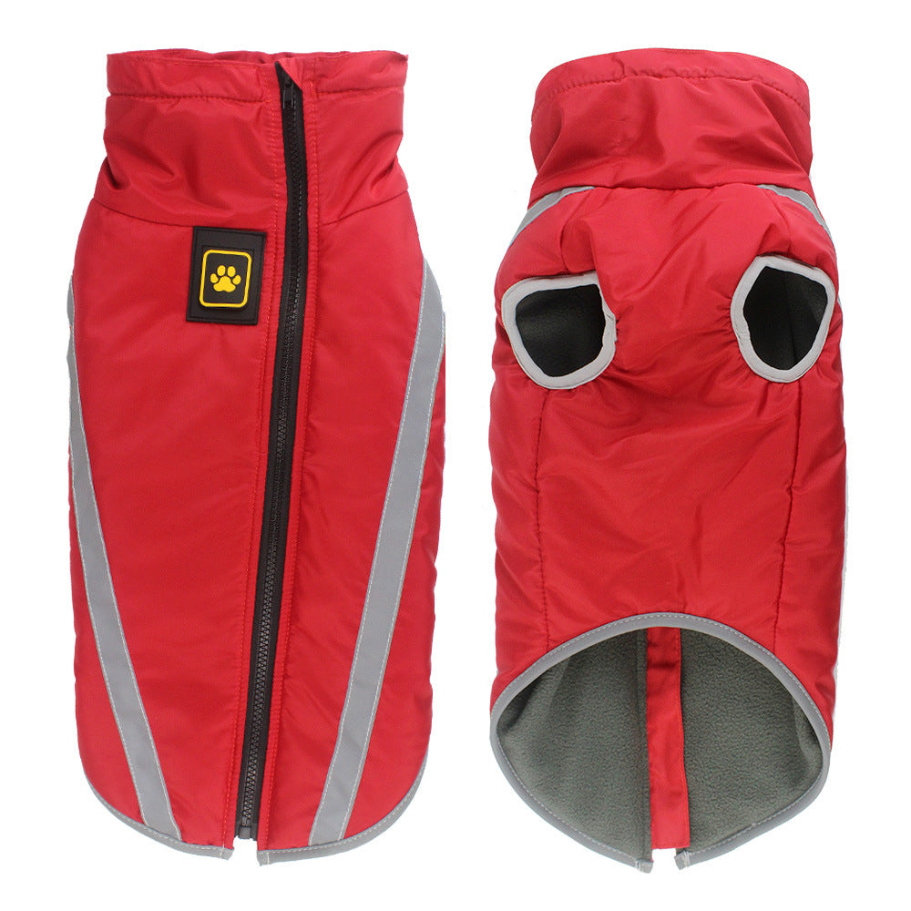 Reflective Padded Warm Winter Jacket For Pets