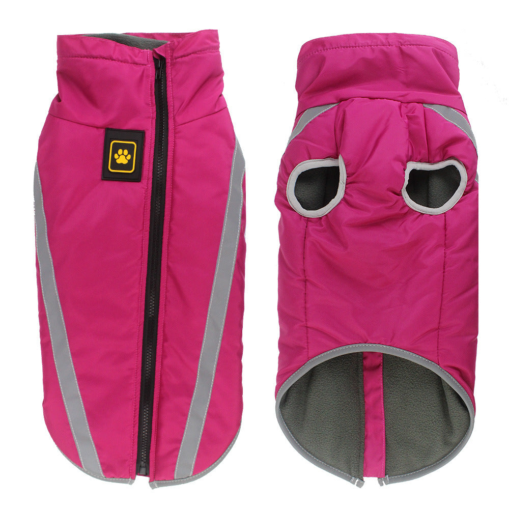 Reflective Padded Warm Winter Jacket For Pets