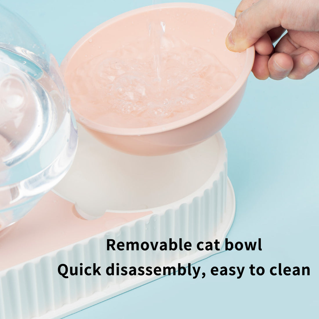 Automatic Plastic Pet Water Feeder Bowl For Pets