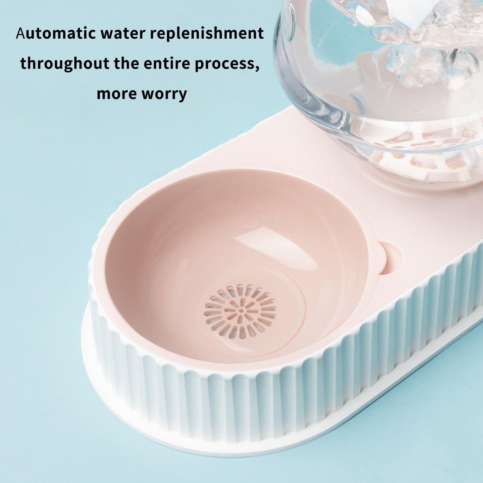 Automatic Plastic Pet Water Feeder Bowl For Pets