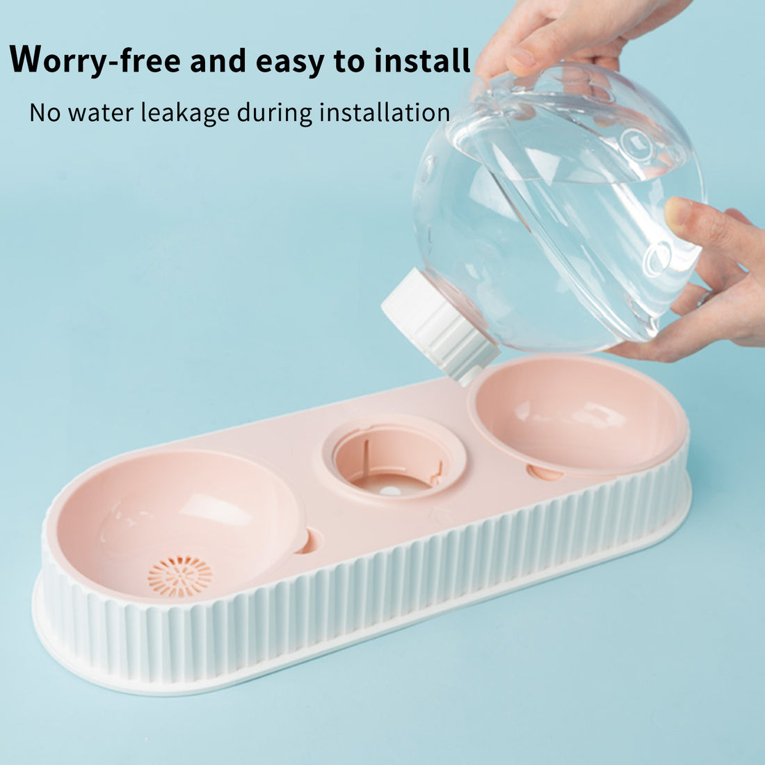 Automatic Plastic Pet Water Feeder Bowl For Pets