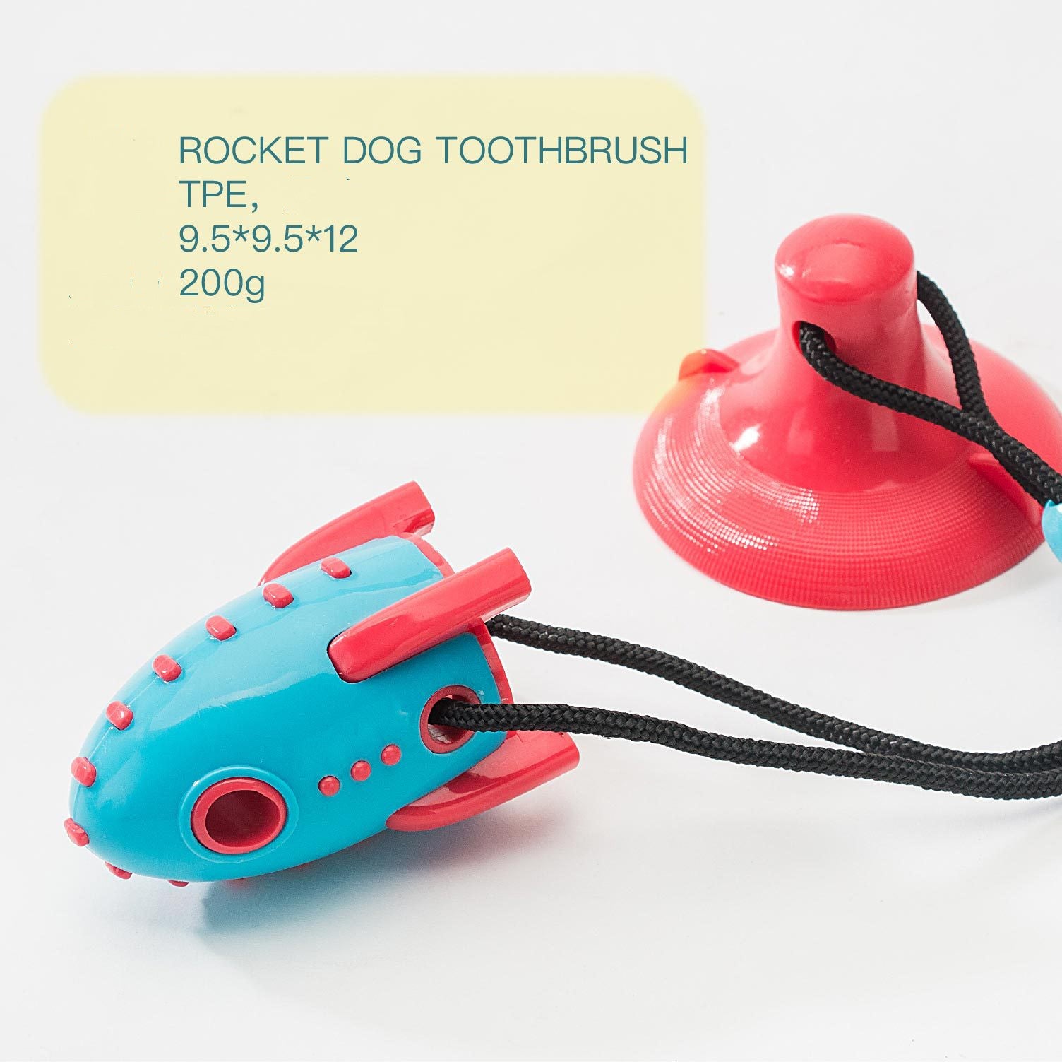 Pet Rocket Food Dispensing Chew Resistant Bite Toy