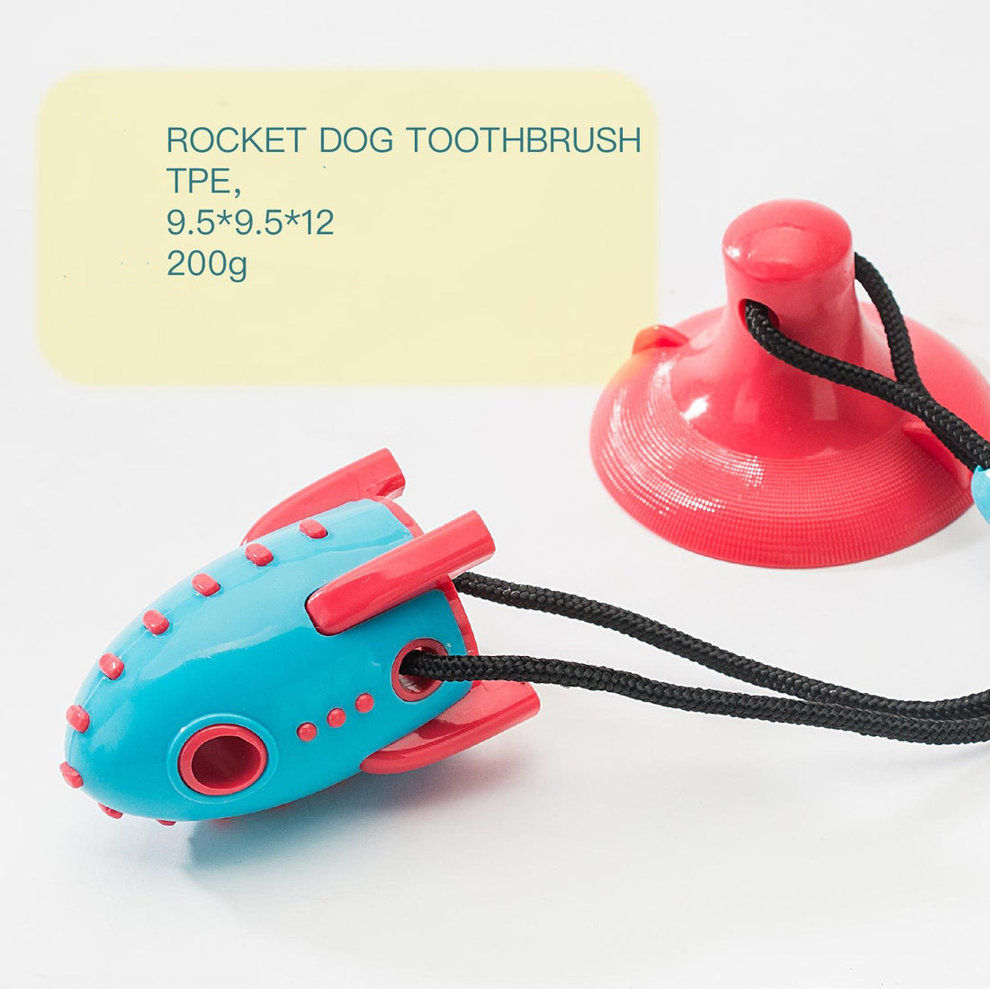 Pet Rocket Food Dispensing Chew Resistant Bite Toy