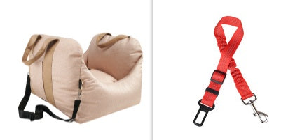 Waterproof Pet Car Safety Carrier Seat Breathable Travel Bed