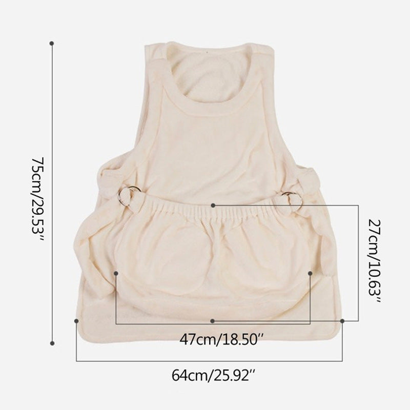 Portable Pet Travel Carrier Apron For Small Pets