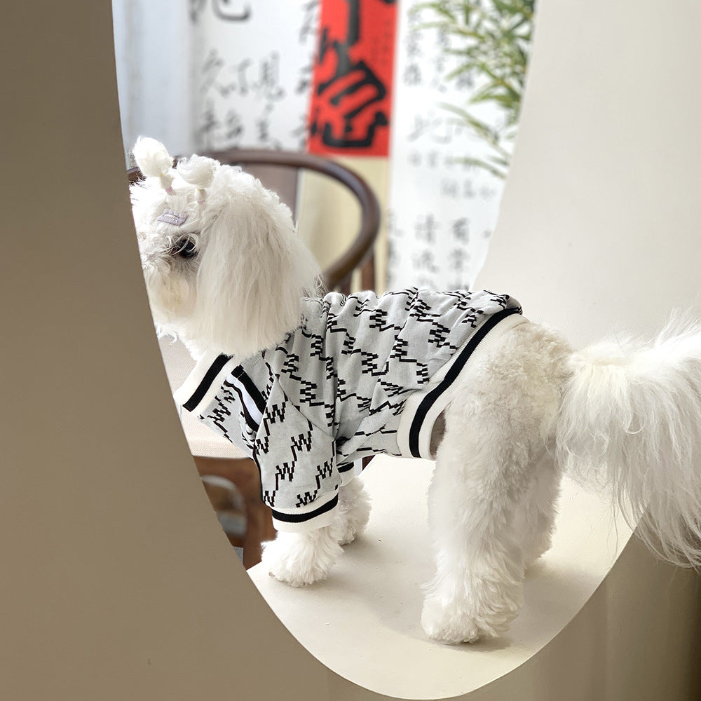 Pet Teddy Zipper Winter Warm Coat Jacket