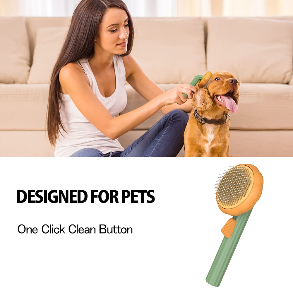 Self Cleaning Pet Grooming Slicker Brush For Pets