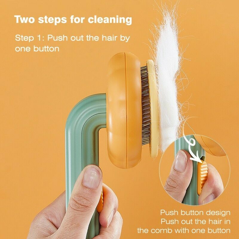 Self Cleaning Pet Grooming Slicker Brush For Pets