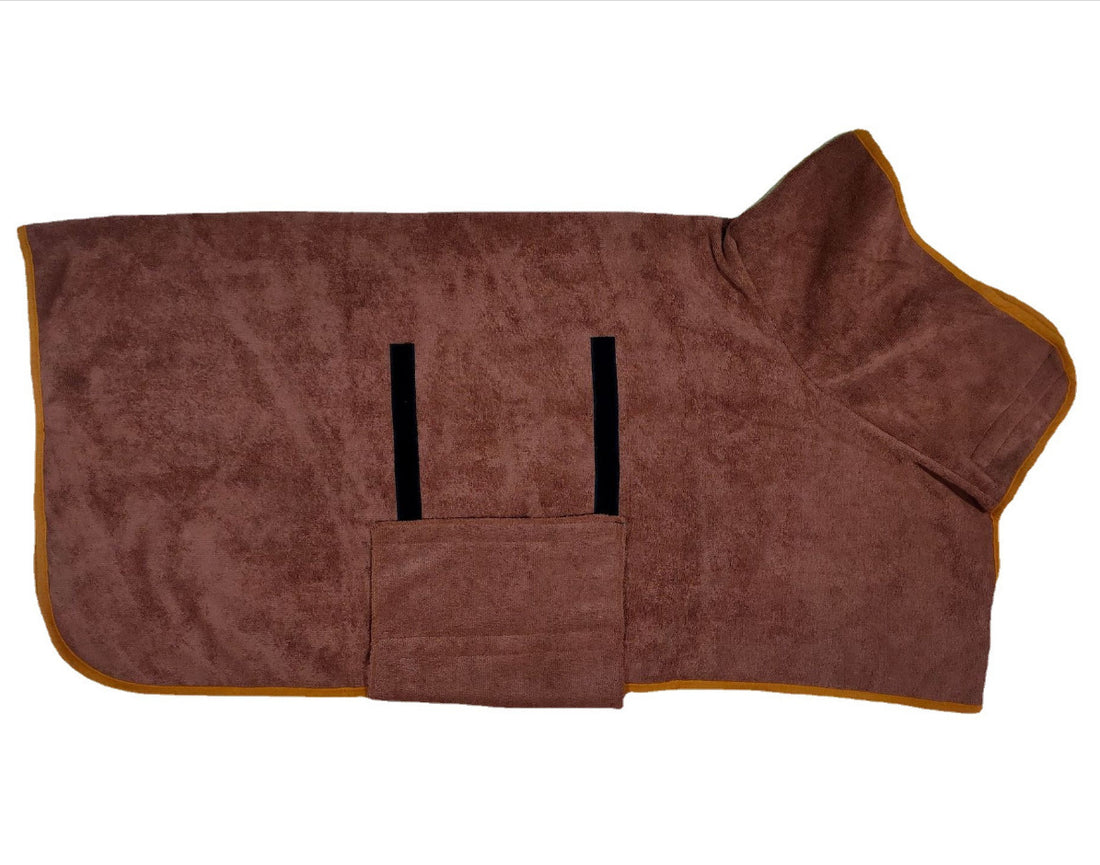 Quick Dry Microfiber Pet Bathrobe Towel Grooming Coat