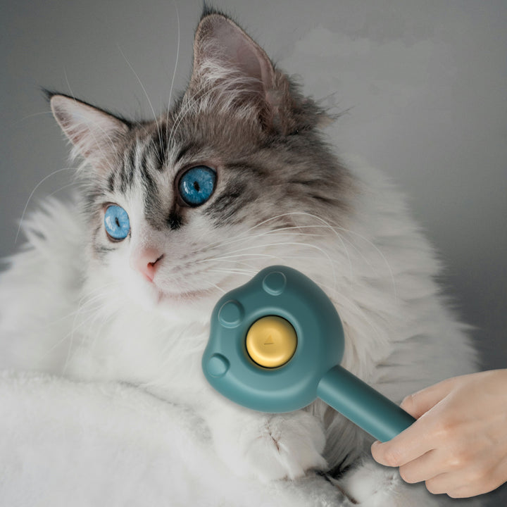 Self Cleaning Pet Grooming Hair Remover Comb