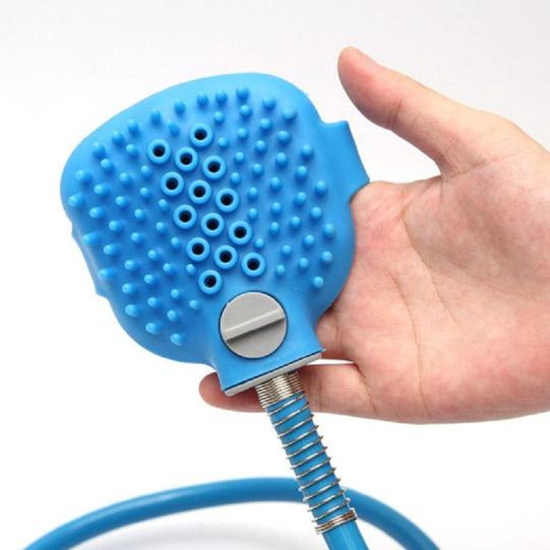 Pet Bathing Massager Shower Sprayer Cleaning Brush Tool