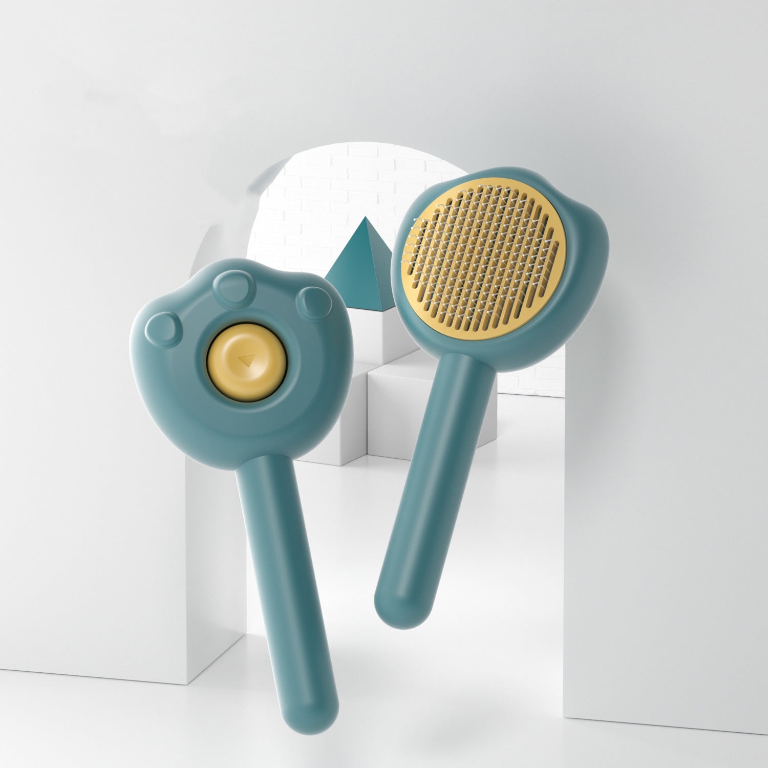 Self Cleaning Pet Grooming Hair Remover Comb