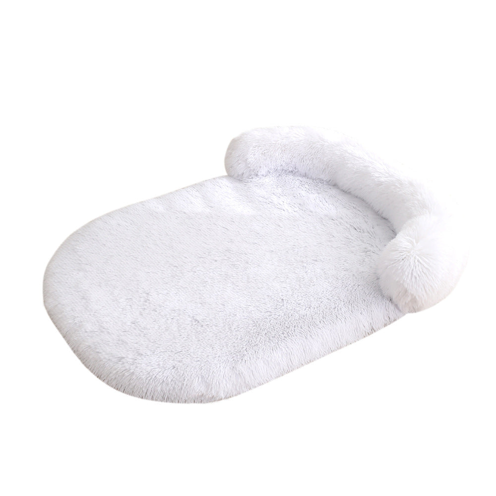 Plush Warm Pet Bed Soft Cushion Doghouse Style