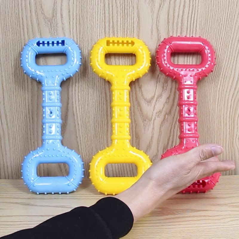 Pet Bone Chew Toy Long Lasting Interactive Teething