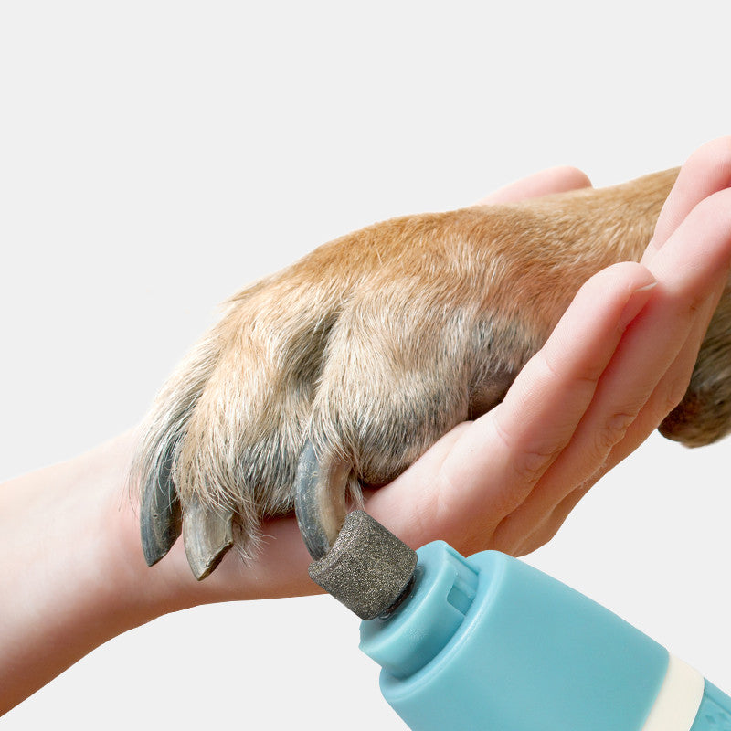 Dual Purpose Pet Nail Polisher And Hair Trimmer Grooming Tool