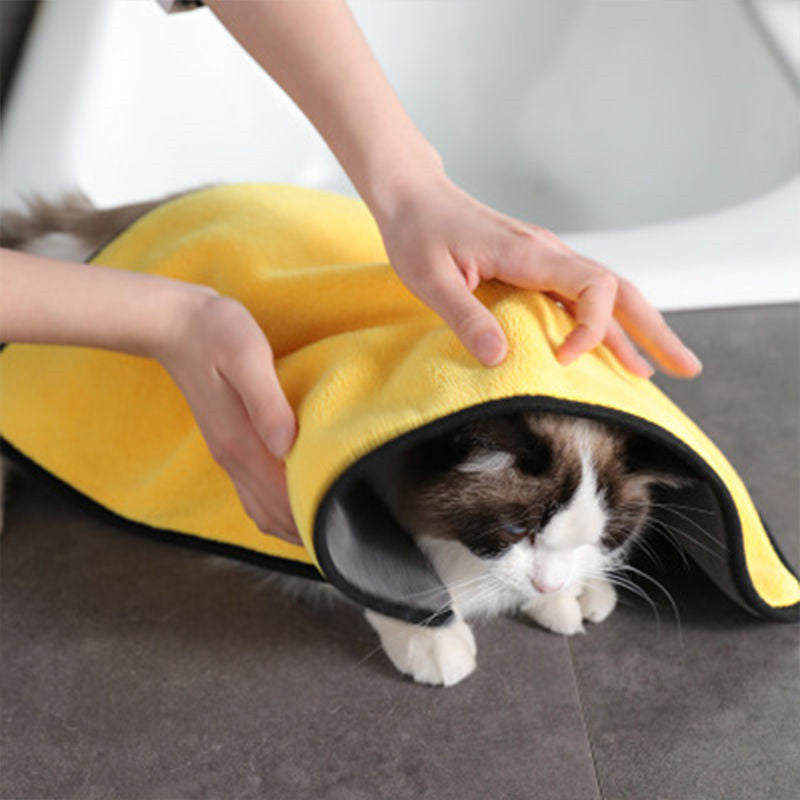 Plus Size Pet Bath Towel For Quick Drying