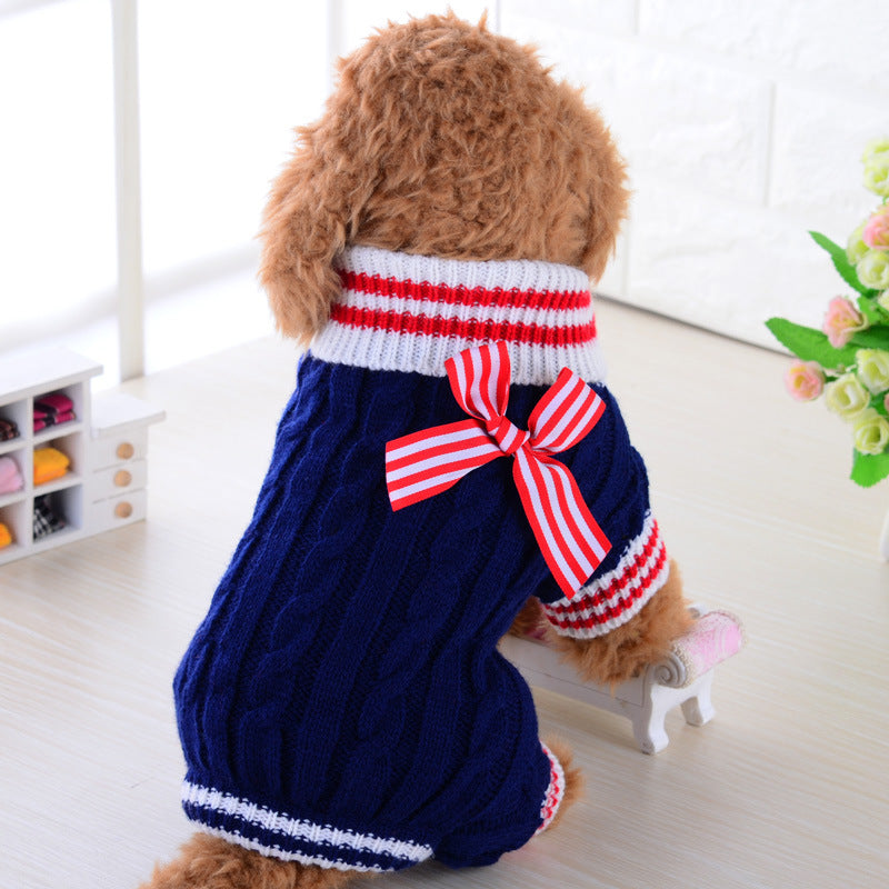 Pet Warm Knit Sweater