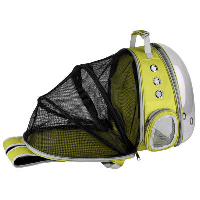 Portable Bubble Pet Backpack Carrier Space Capsule Design