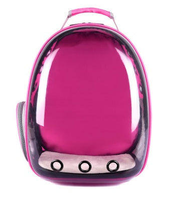 Portable Bubble Pet Backpack Carrier Space Capsule Design