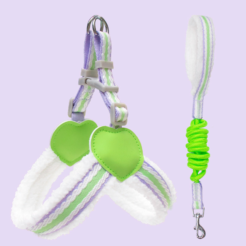Breathable Pet Chest Vest Leash For Small And Medium Pets