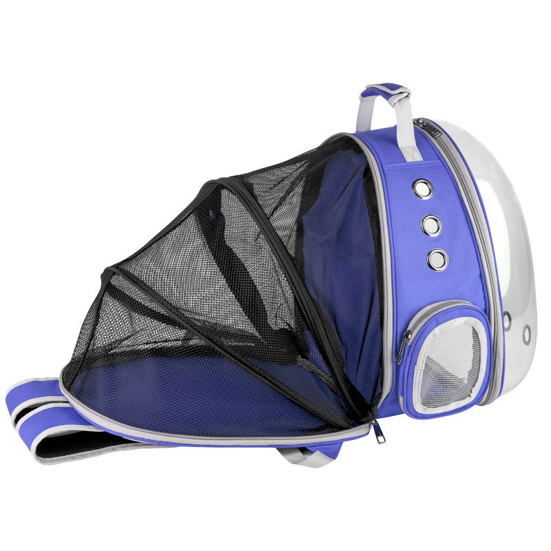 Portable Bubble Pet Backpack Carrier Space Capsule Design