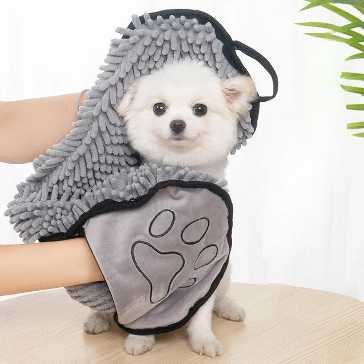 Absorbent Pet Bath Towel Microfiber Quick Drying Wrap