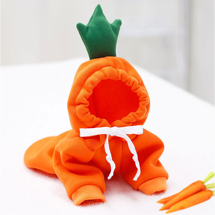 Pet Hooded Sweater Apricot Elk Warm Clothing