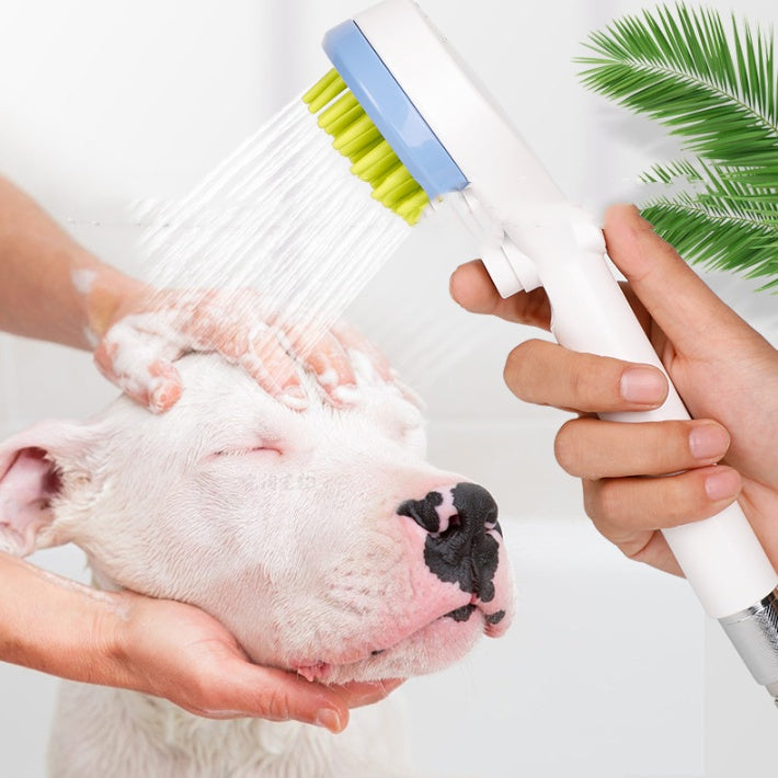 Pet Bath Massage Comb Brush With Shower Head