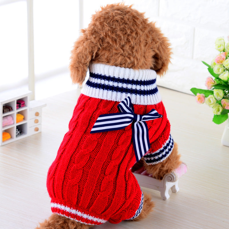 Pet Warm Knit Sweater