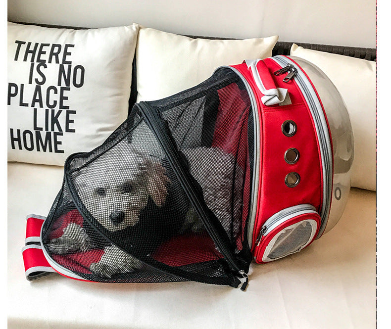 Portable Bubble Pet Backpack Carrier Space Capsule Design
