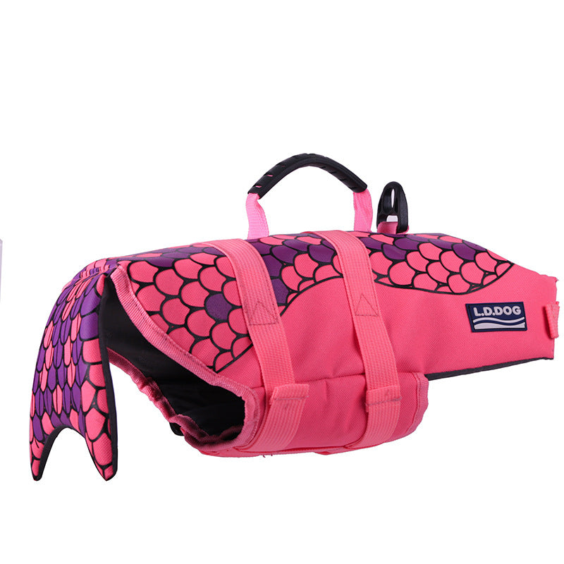 Pet Mermaid Shark Adjustable Swimming Life Jacket