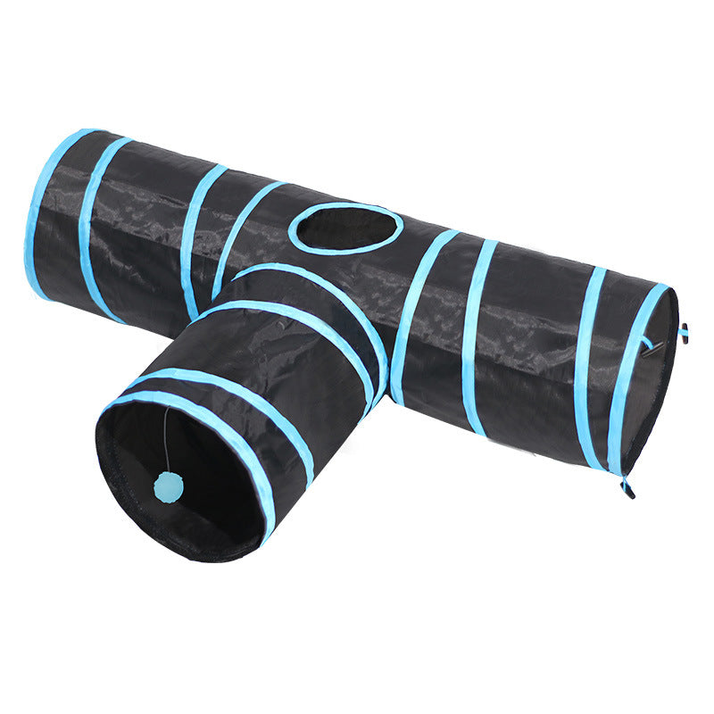 Pet Foldable Tunnel Climbing Play Path Toy