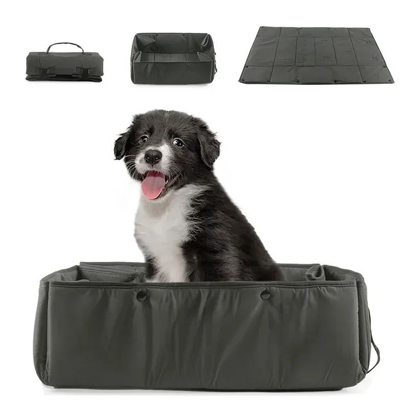 Portable 3-In-1 Pet Travel Bed Carrier Mat Cushion